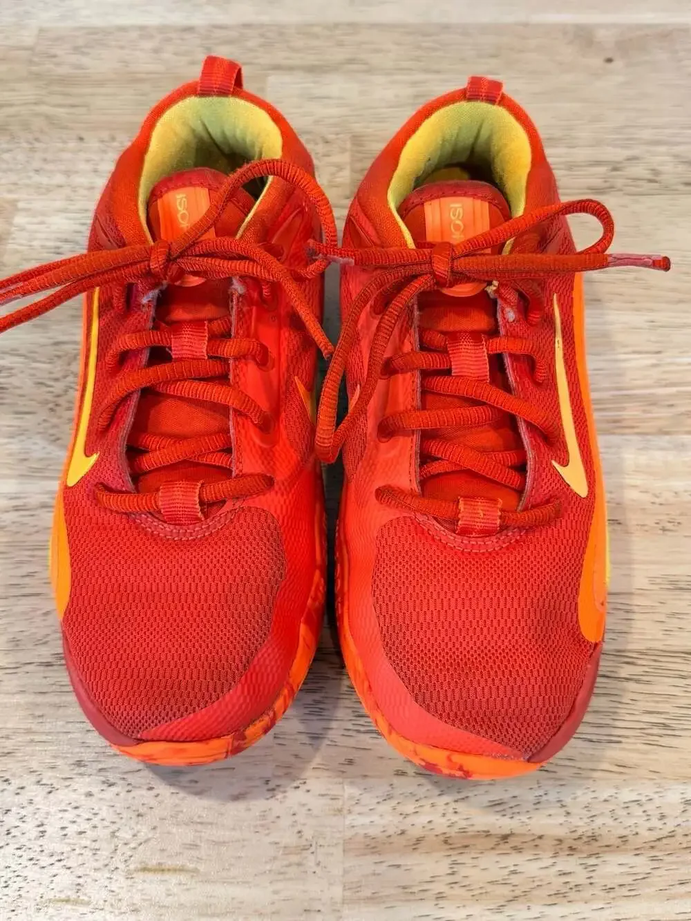 Nike IsoFly PS 'Total Orange' Basketball Shoe Big Kids Size 3.5Y